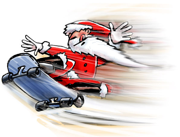 père noel skate